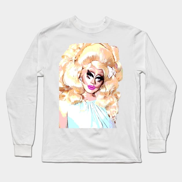 Trixie Mattel Long Sleeve T-Shirt by awildlolyappeared